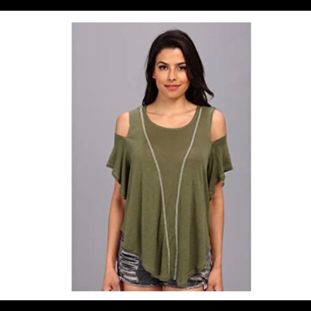 Free people cold shoulder top